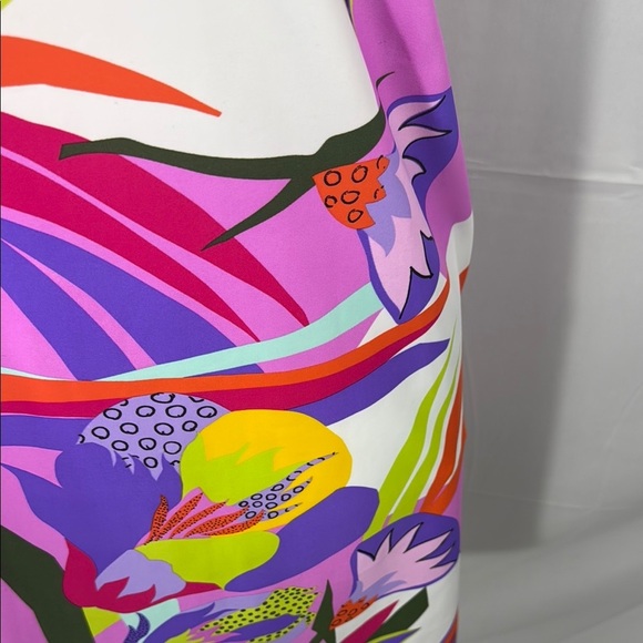 Jude Connally Vibrant Multicolor Sleeveless Dress Size L - Picture 3 of 8